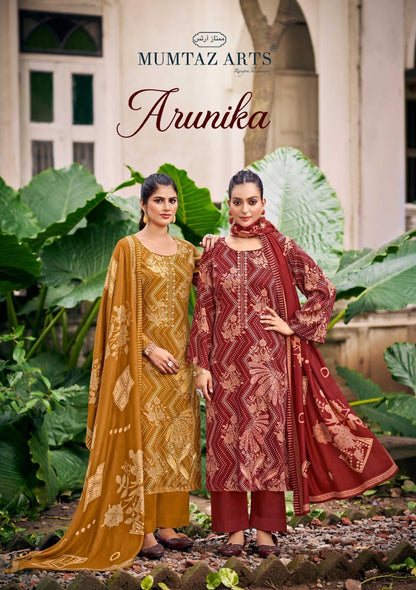 Arunika Mumtaz Arts Viscose Pashmina Suits Manufacturer Gujarat