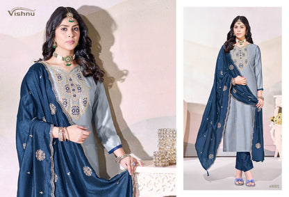 Arunika Vishnu Impex Vichitra Silk Pant Style Suits Manufacturer