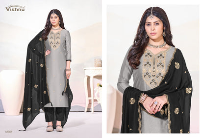 Arunika Vishnu Impex Vichitra Silk Pant Style Suits Manufacturer