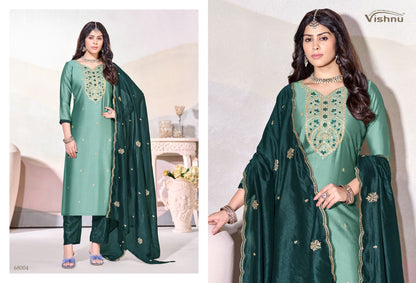 Arunika Vishnu Impex Vichitra Silk Pant Style Suits Manufacturer