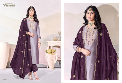 Arunika Vishnu Impex Vichitra Silk Pant Style Suits Manufacturer