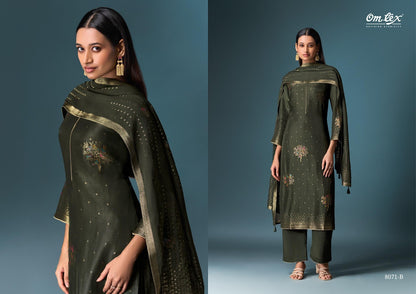 Yalini Omtex Silk Pant Style Suits Supplier
