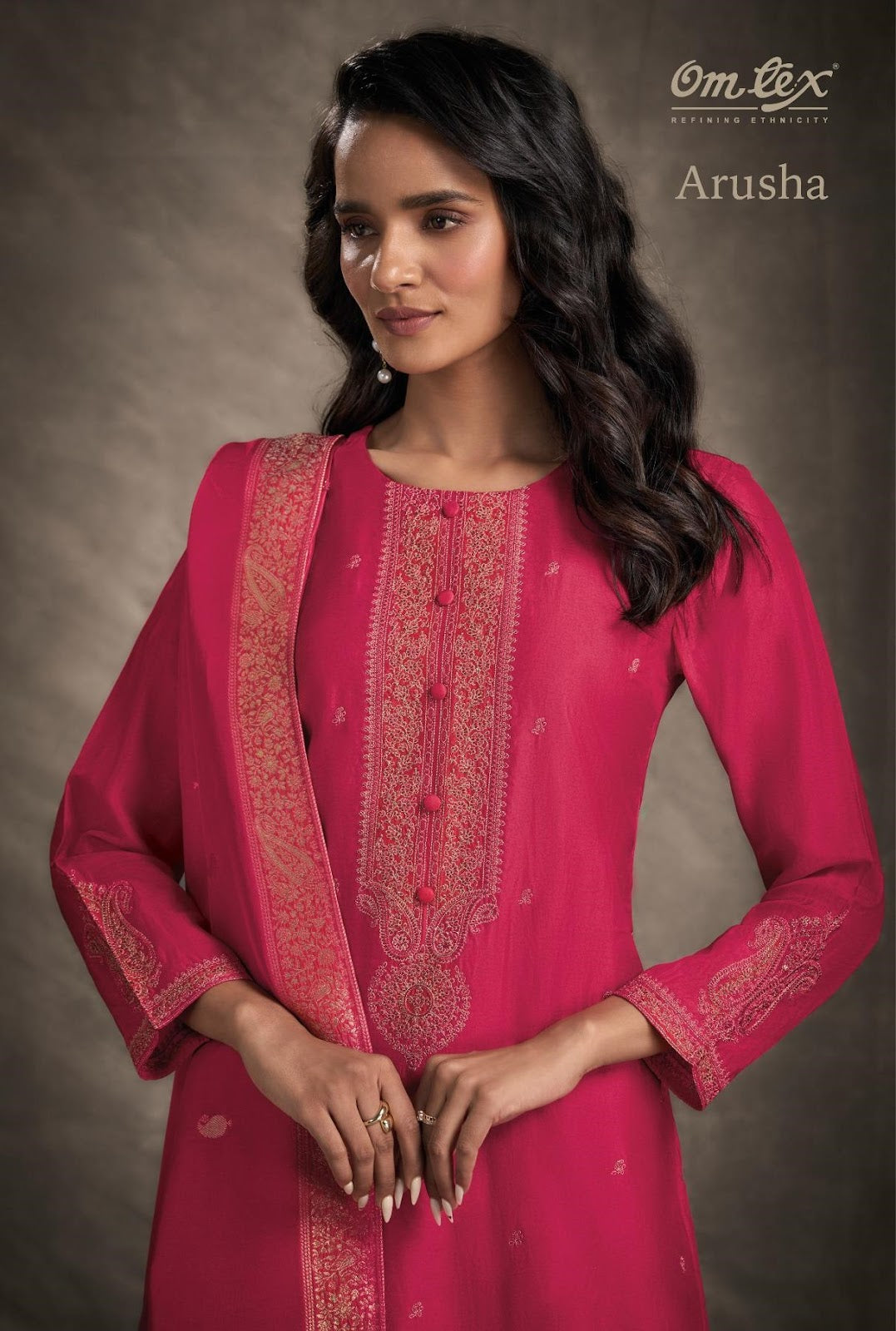Arusha Omtex Silk Pant Style Suits Exporter