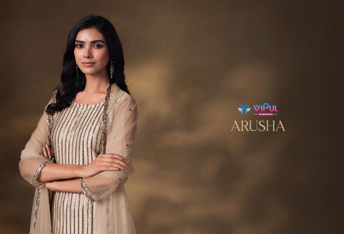 Arusha Vipul Heavy Net Pant Style Suits Wholesale Price