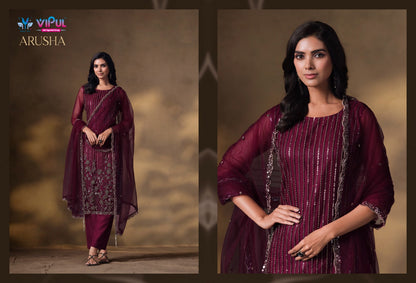 Arusha Vipul Heavy Net Pant Style Suits Wholesale Price