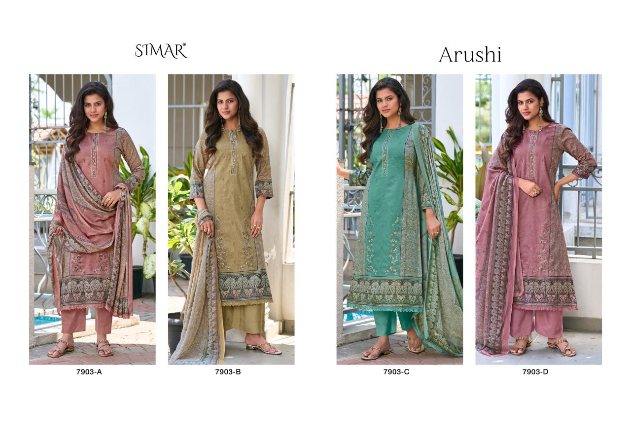Arushi Simar Cotton Lawn Pakistani Salwar Suits Manufacturer Ahmedabad