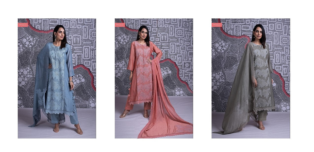 Arwaa Naariti Mul Pant Style Suits Exporter India