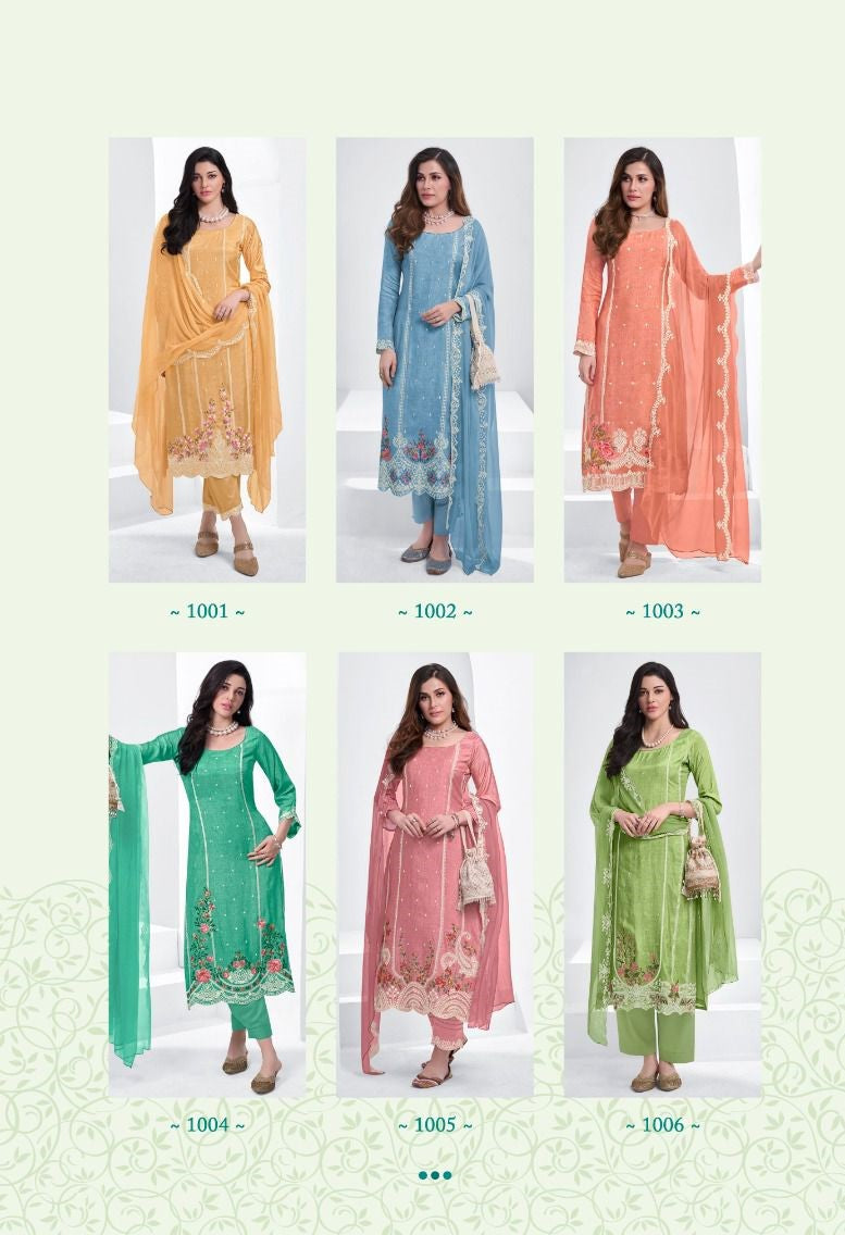 Arziyan Yesfab Silk Pant Style Suits Supplier Ahmedabad