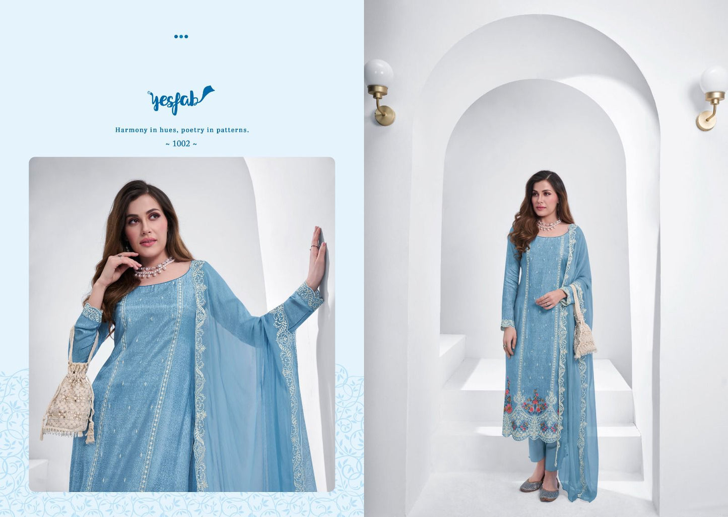 Arziyan Yesfab Silk Pant Style Suits Supplier Ahmedabad