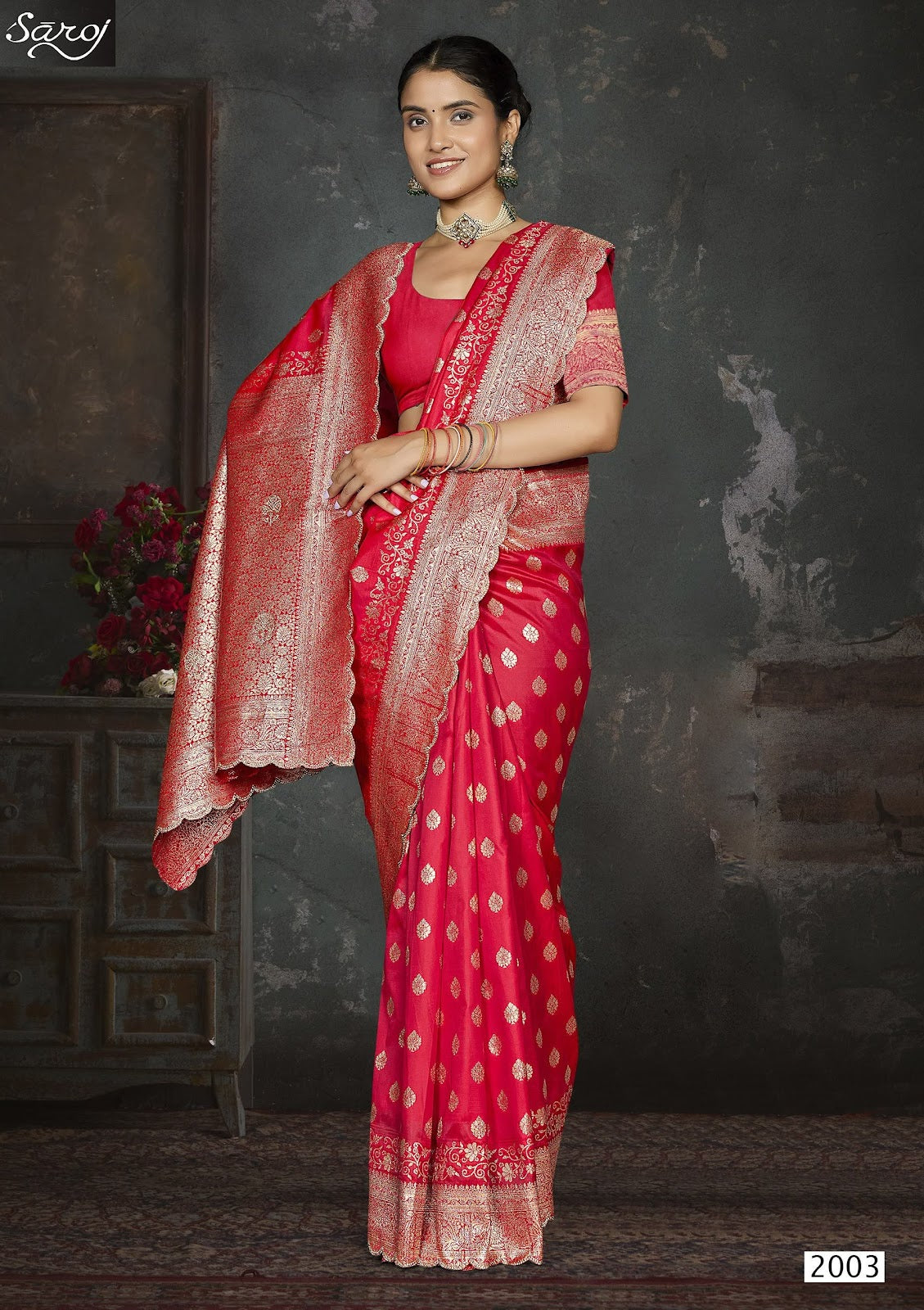 Arzoo Silk Jharkan Vol 2 Saroj Sarees Manufacturer Ahmedabad