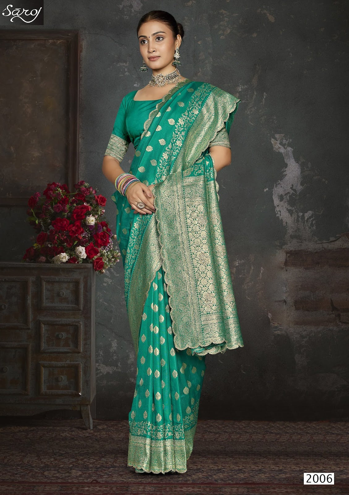 Arzoo Silk Jharkan Vol 2 Saroj Sarees Manufacturer Ahmedabad