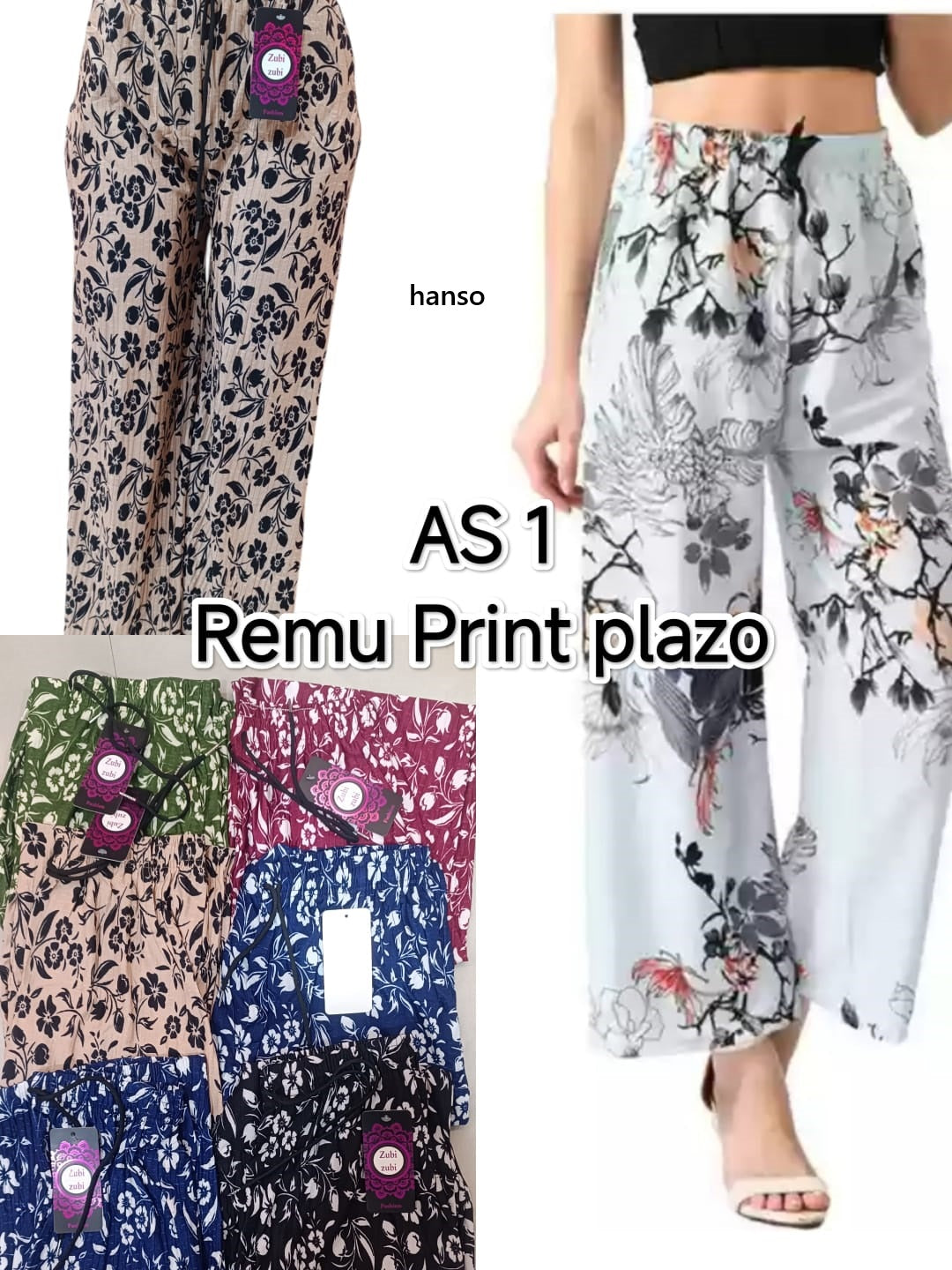 As1 Remu Hanso Branded Palazzo Supplier India