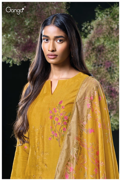 Asavari 3083 Ganga Premium Bemberg Plazzo Style Suits Exporter India