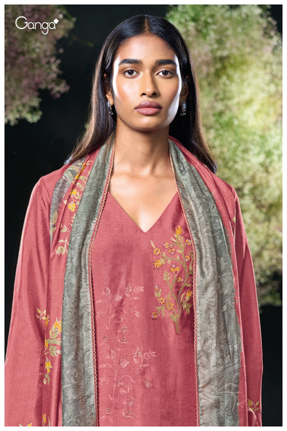 Asavari 3083 Ganga Premium Bemberg Plazzo Style Suits Exporter India