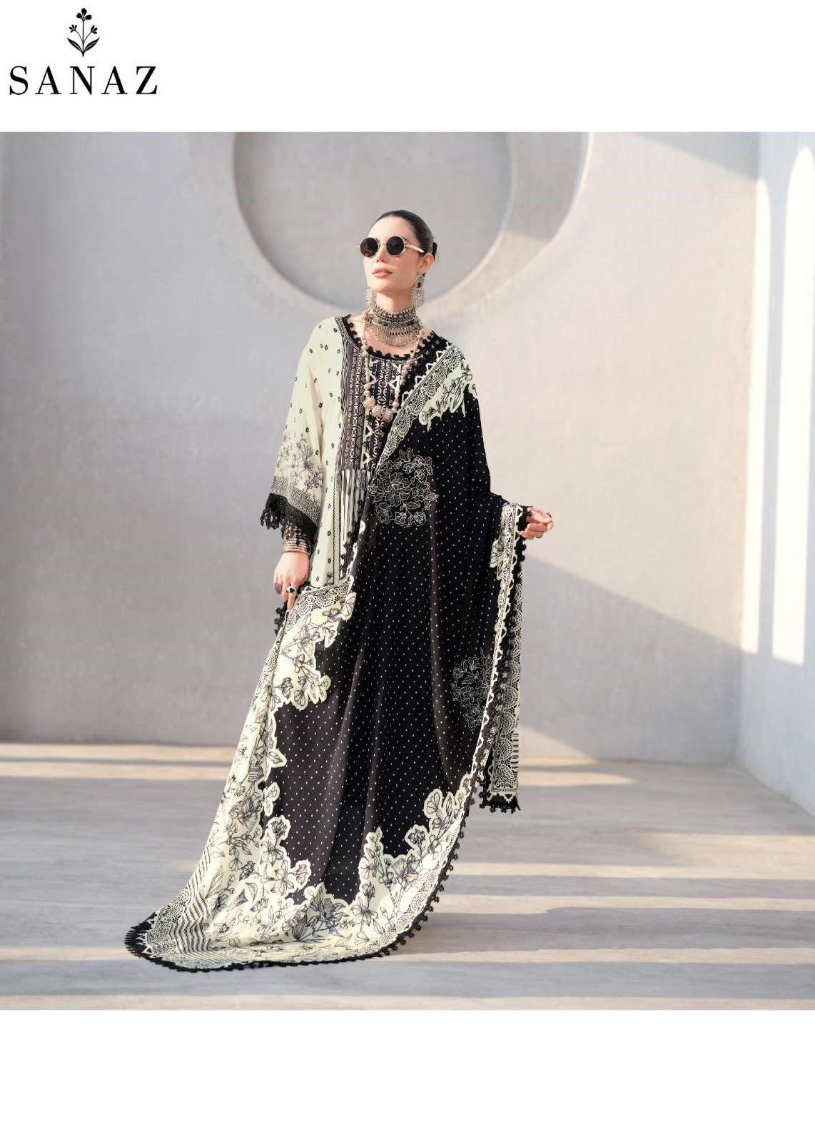 Ash And Silk Sanaz Viscose Muslin Pakistani Salwar Suits Manufacturer India