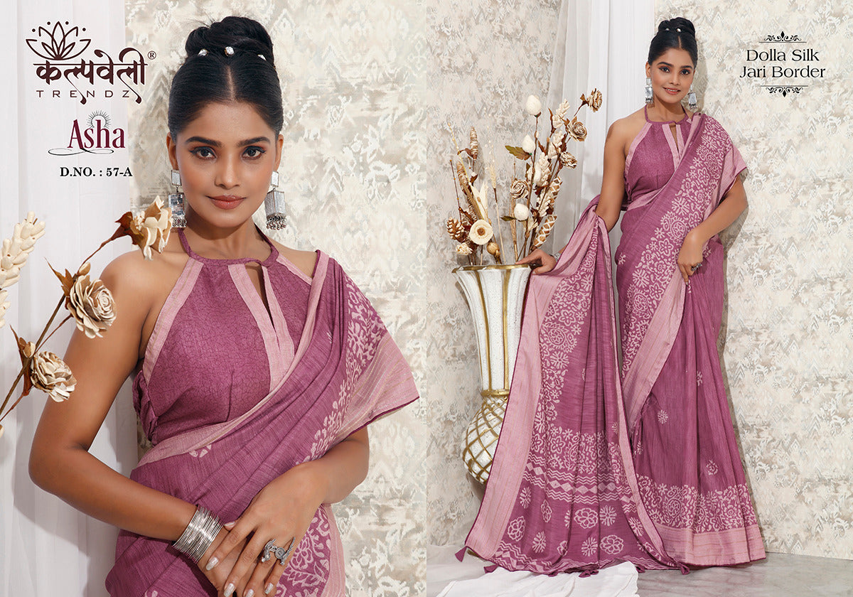 Asha 57 Kalpveli Dola Silk Sarees