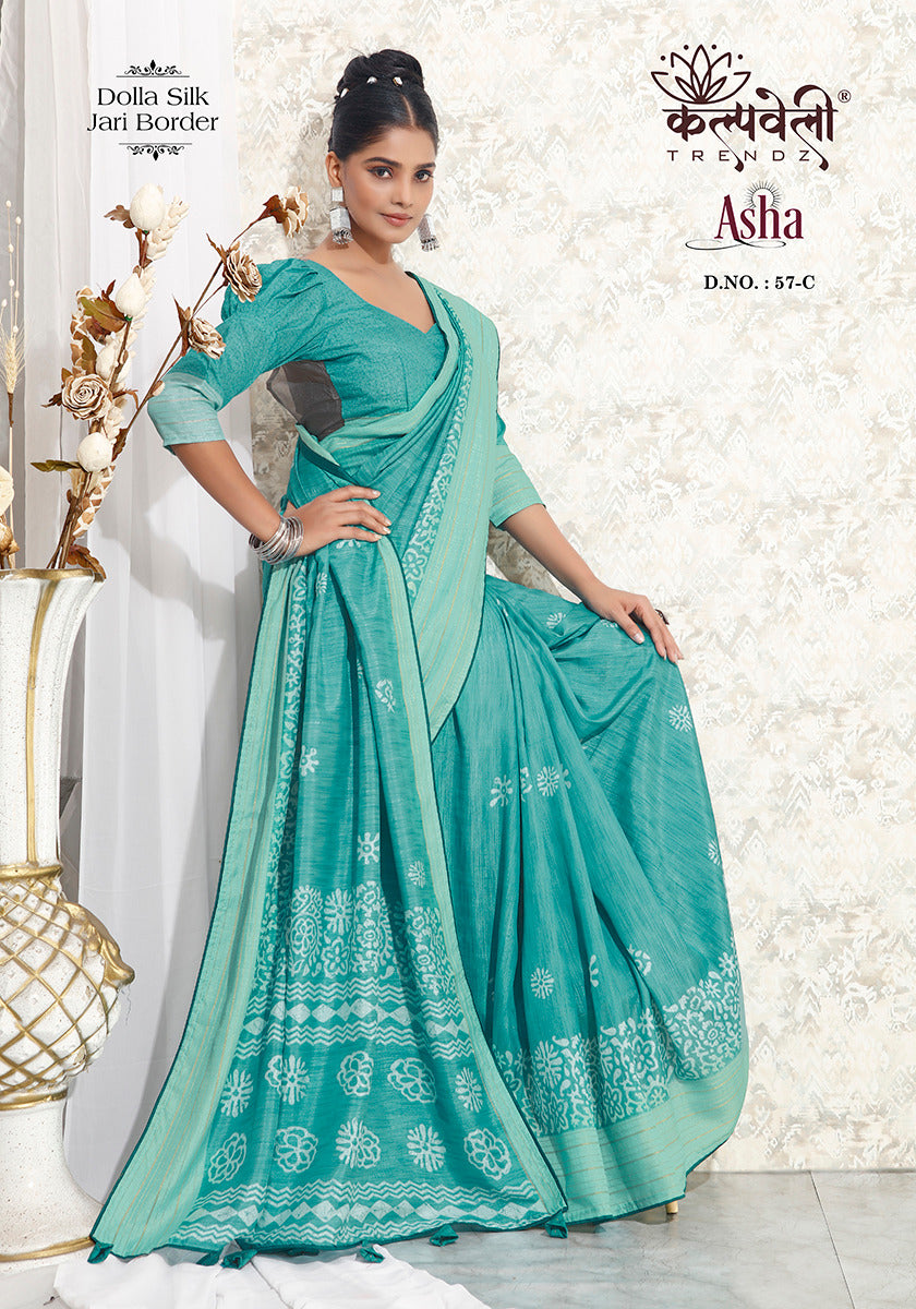 Asha 57 Kalpveli Dola Silk Sarees