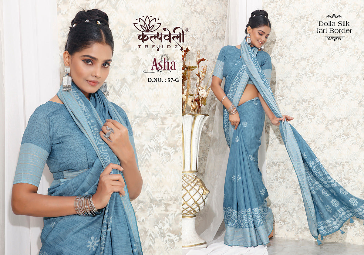 Asha 57 Kalpveli Dola Silk Sarees