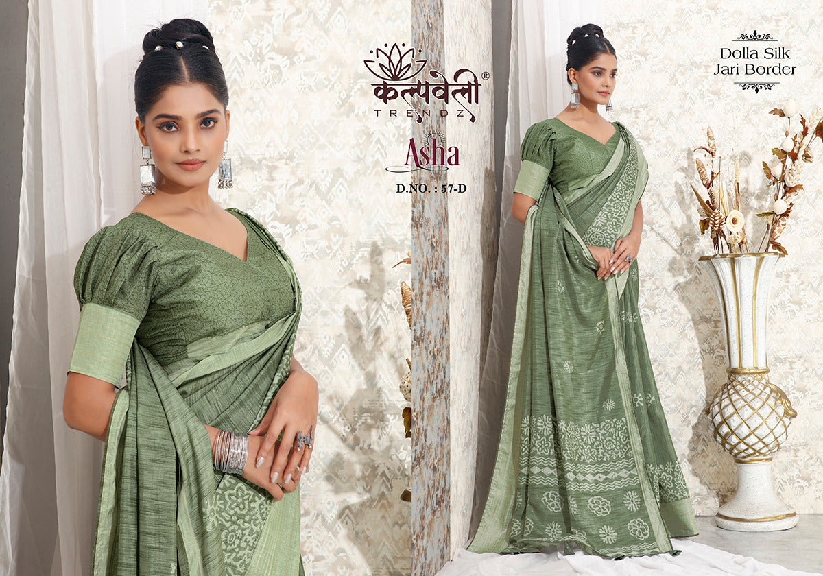 Asha 57 Kalpveli Dola Silk Sarees