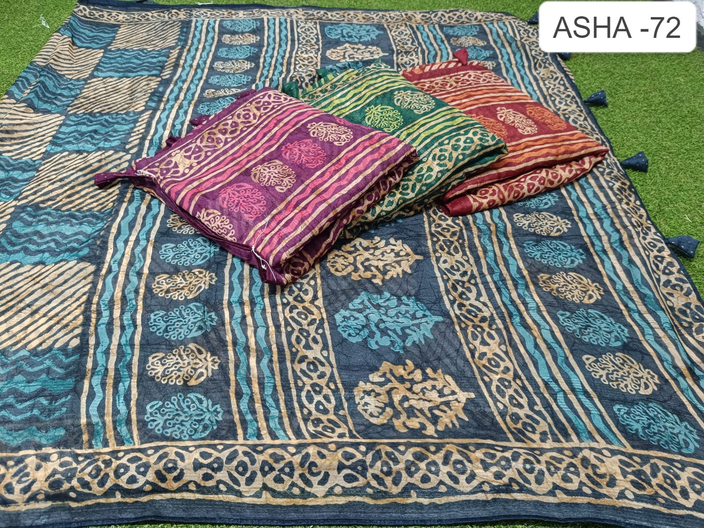 Asha 72 Kalpveli Simmer Sarees