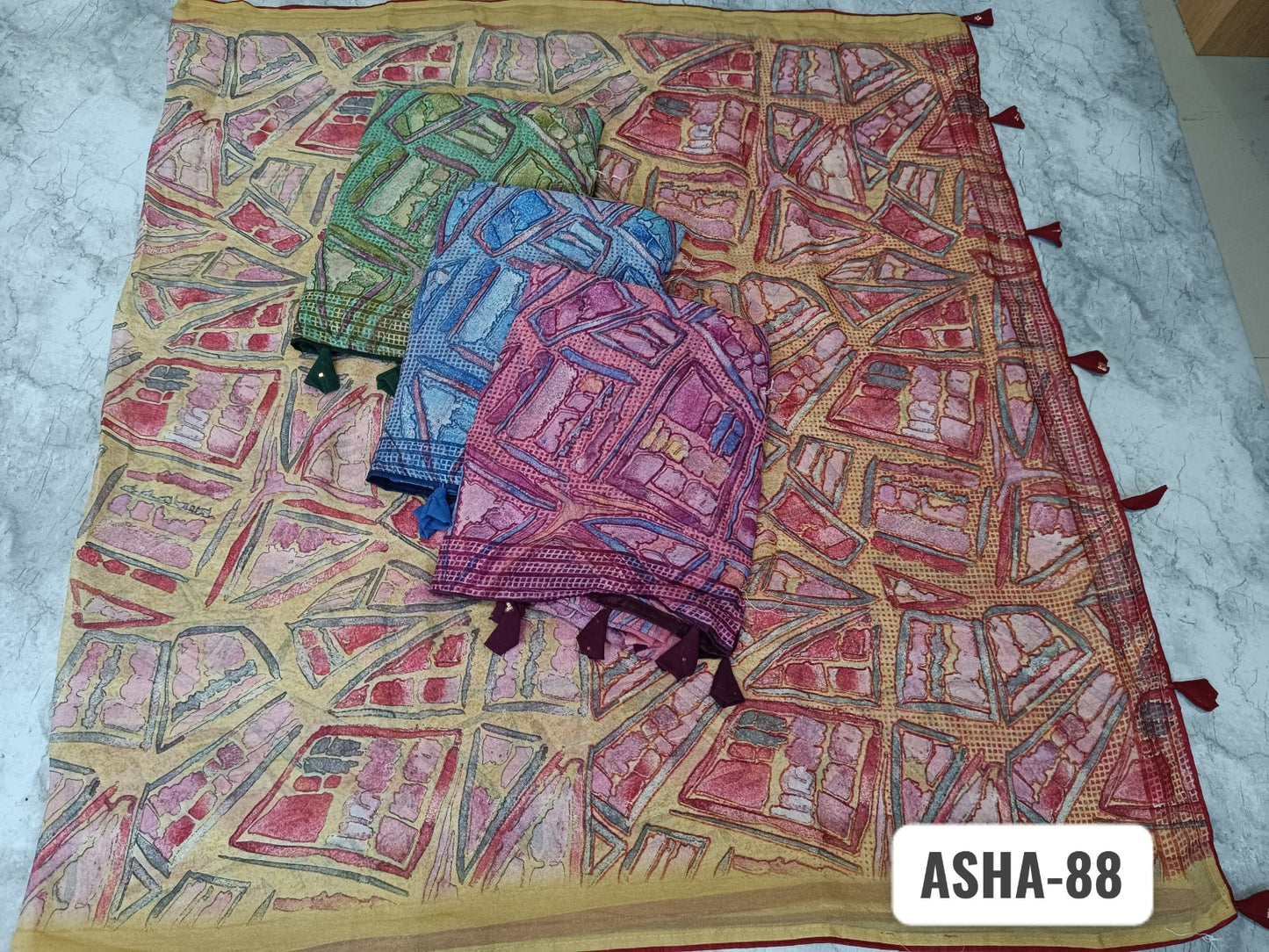 Asha 88 Kalpveli Georgette Sarees