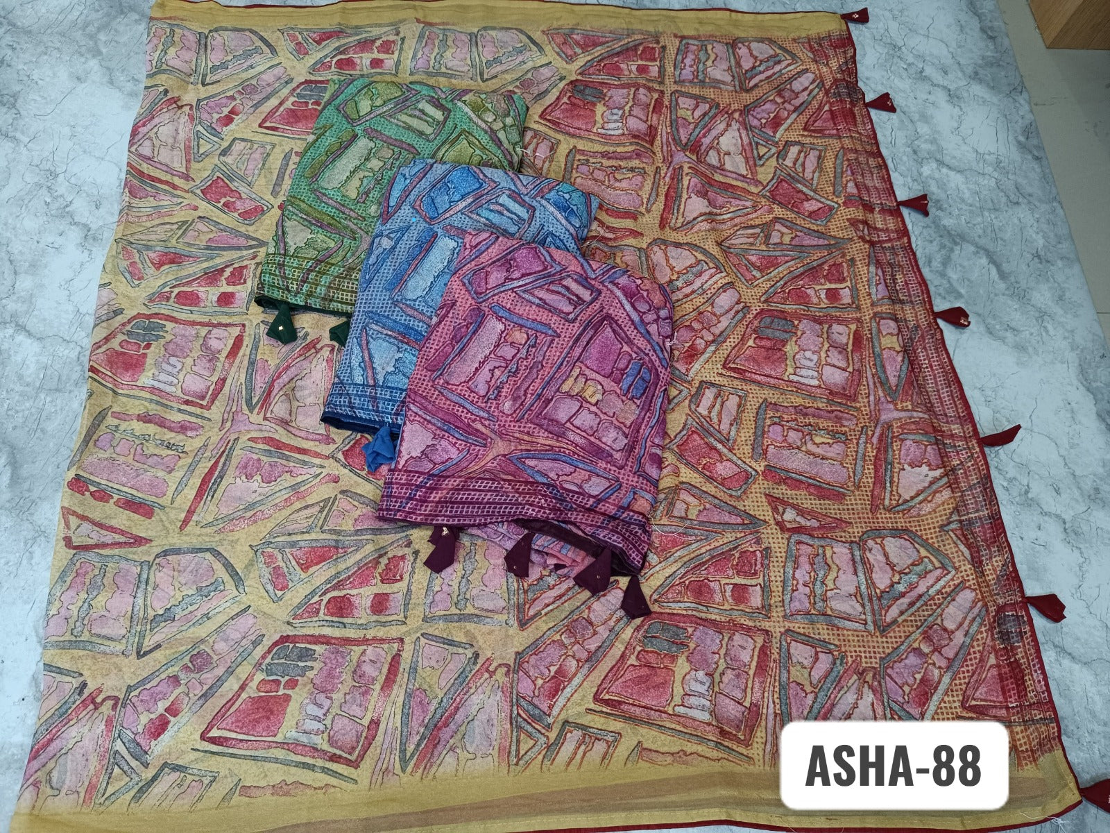 Asha 88 Kalpveli Georgette Sarees