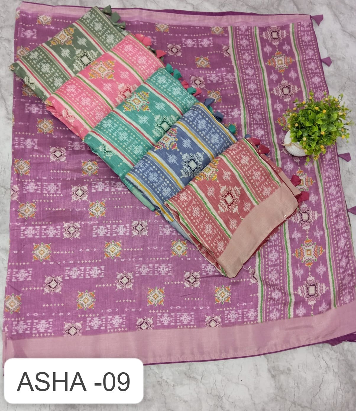 Asha 9 Kalpveli Dola Silk Sarees