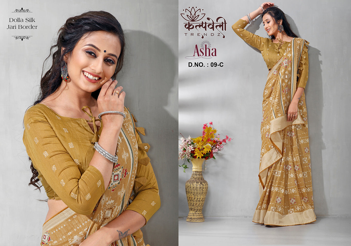 Asha 9 Kalpveli Dola Silk Sarees