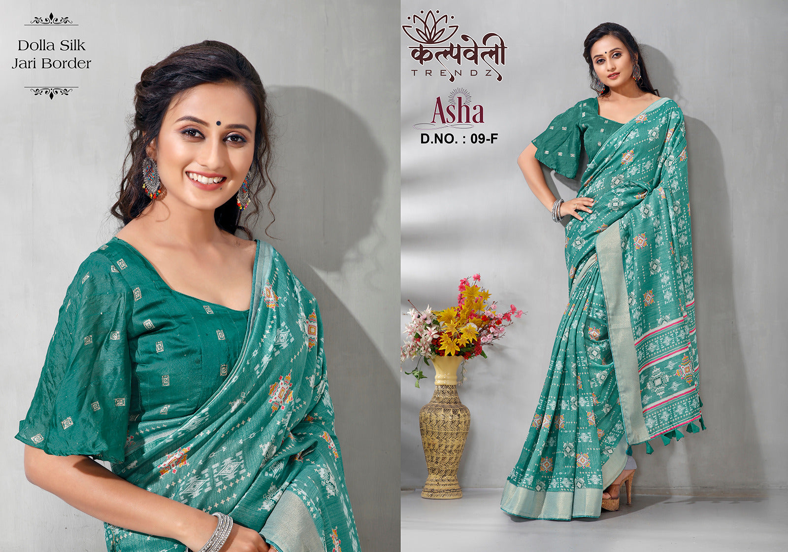 Asha 9 Kalpveli Dola Silk Sarees