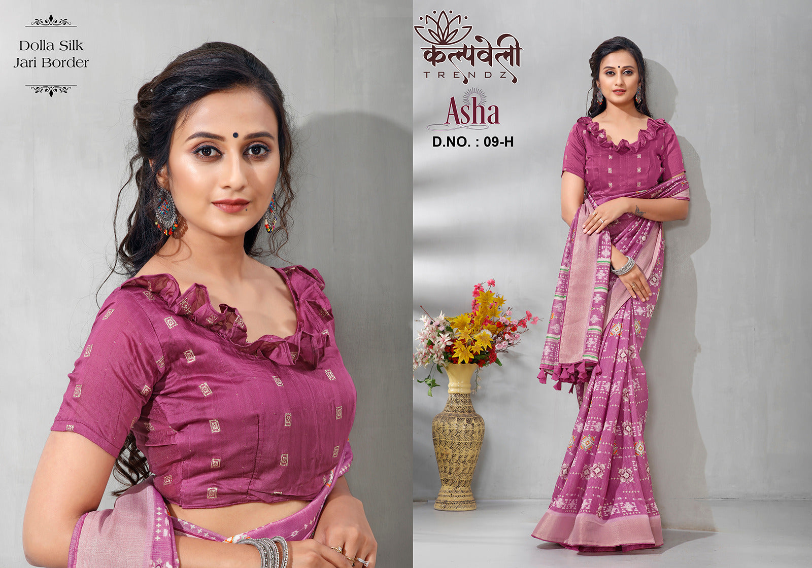 Asha 9 Kalpveli Dola Silk Sarees