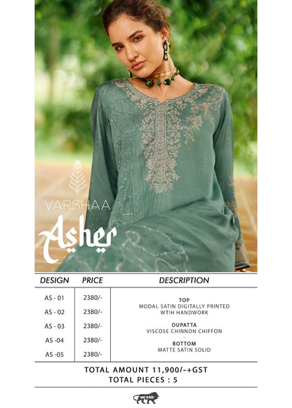 Asher Varshaa Modal Pant Style Suits Wholesale Price