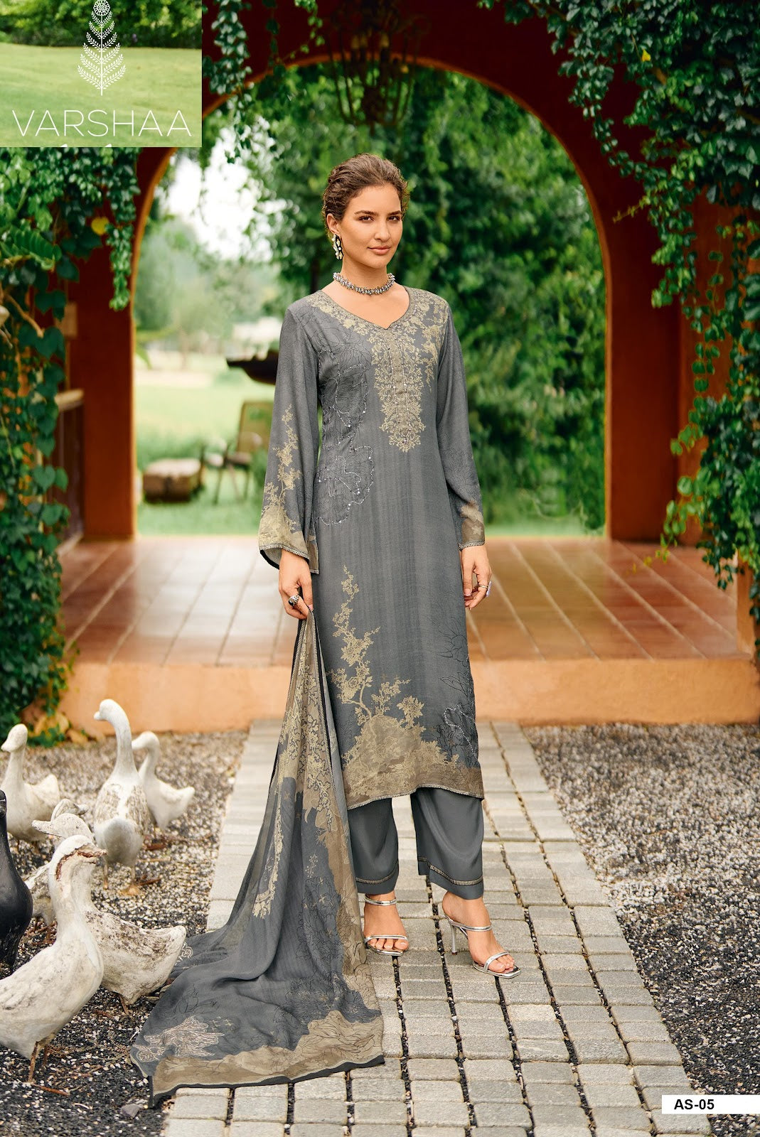 Asher Varshaa Modal Pant Style Suits Wholesale Price