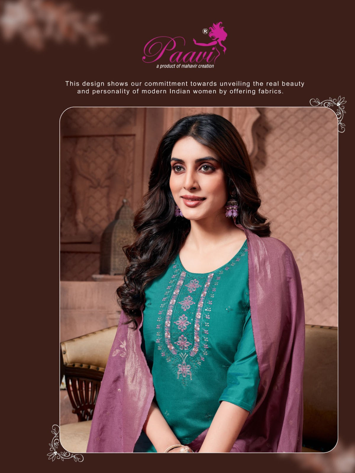 Ashi Paavi Vertican Readymade Pant Style Suits Wholesaler India