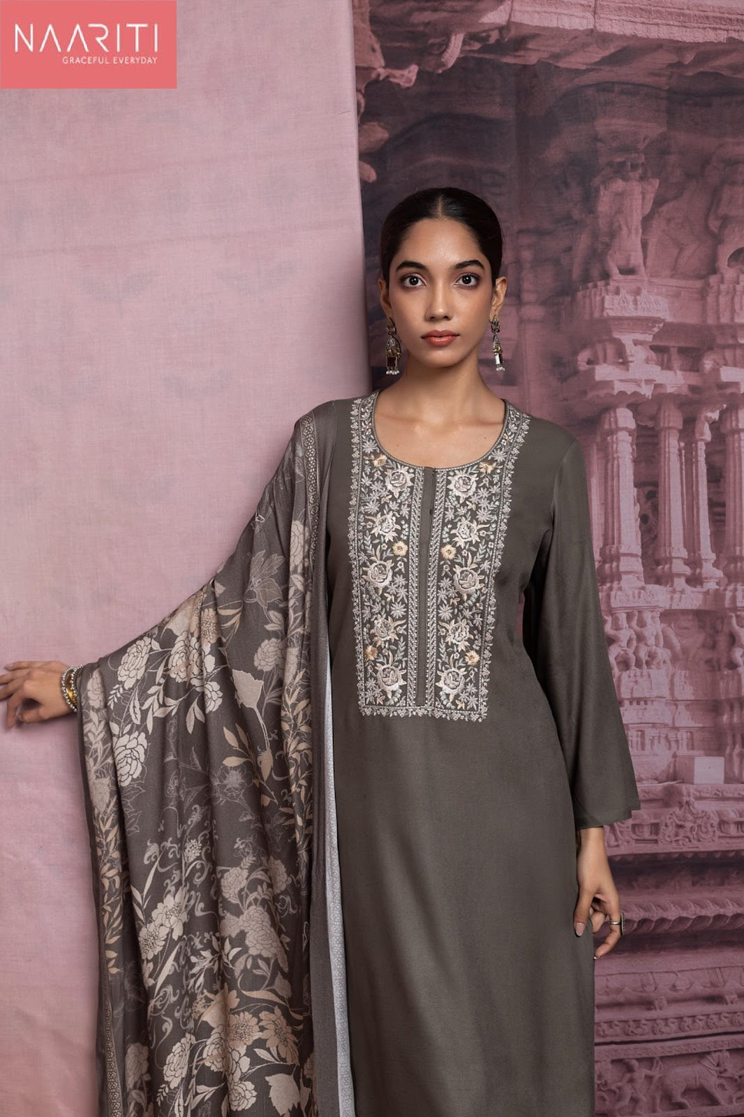 Ashika Naariti Pashmina Suits Supplier