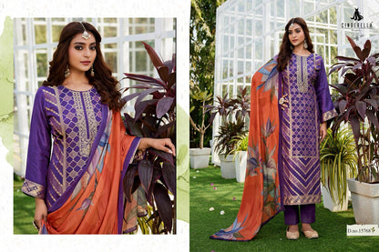 Ashki Cinderella Silk Jacquard Pant Style Suits Supplier India