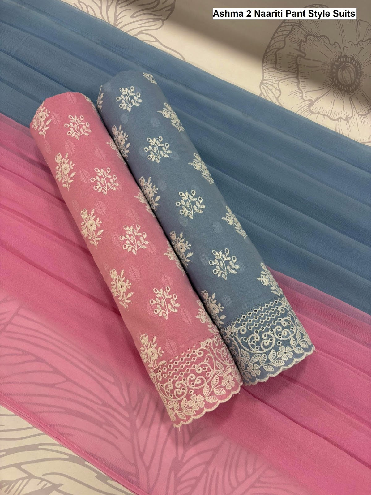 Ashma 2 Naariti Cotton Pant Style Suits Manufacturer