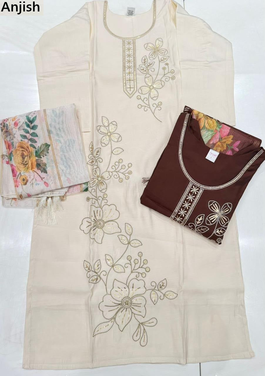 Ashma Anjish Roman Silk Readymade Pant Style Suits Wholesale Price