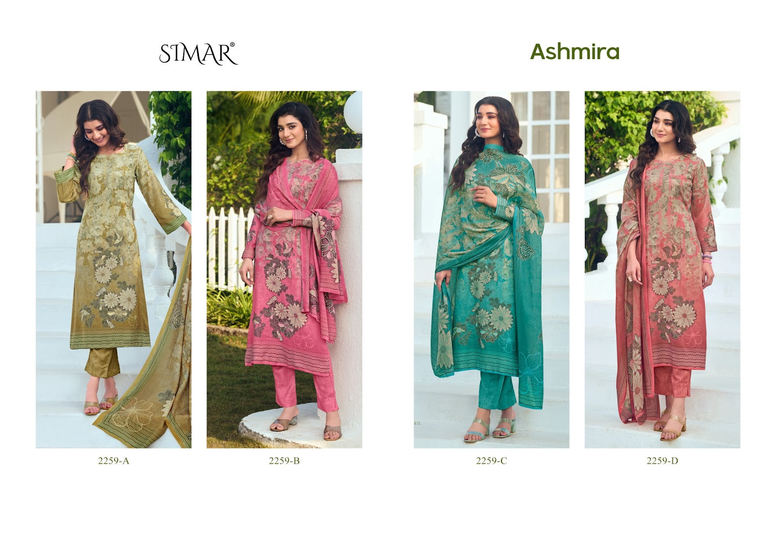 Ashmira 2259 Simar Pashmina Suits Wholesaler Gujarat