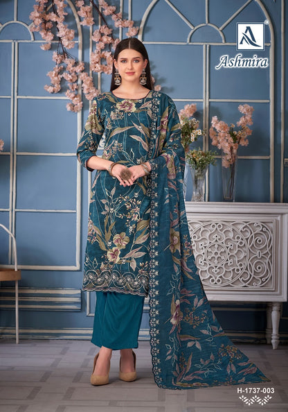 Ashmira Alok Cambric Karachi Salwar Suits Manufacturer India