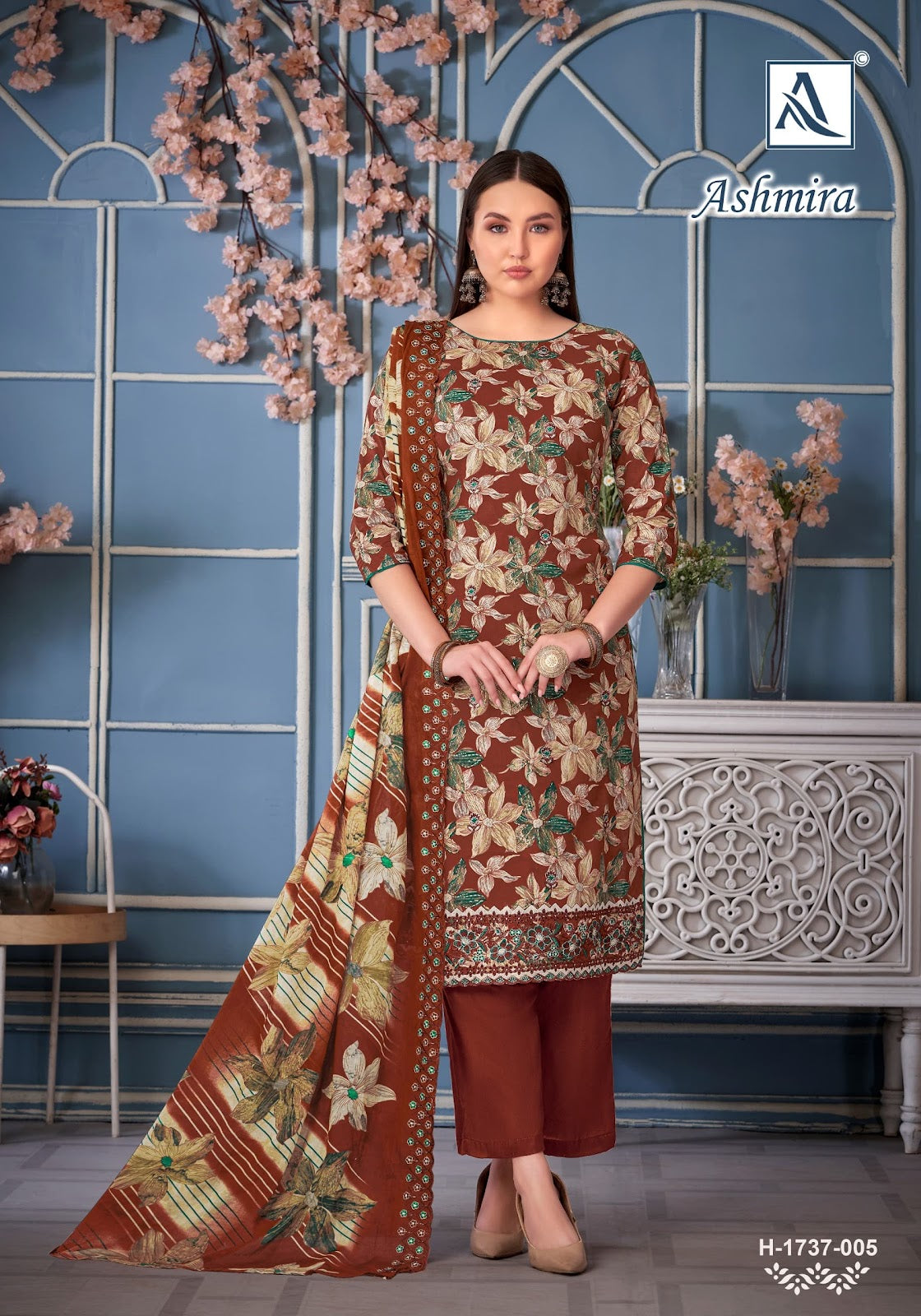 Ashmira Alok Cambric Karachi Salwar Suits Manufacturer India