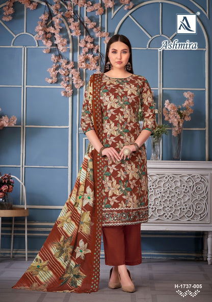 Ashmira Alok Cambric Karachi Salwar Suits Manufacturer India