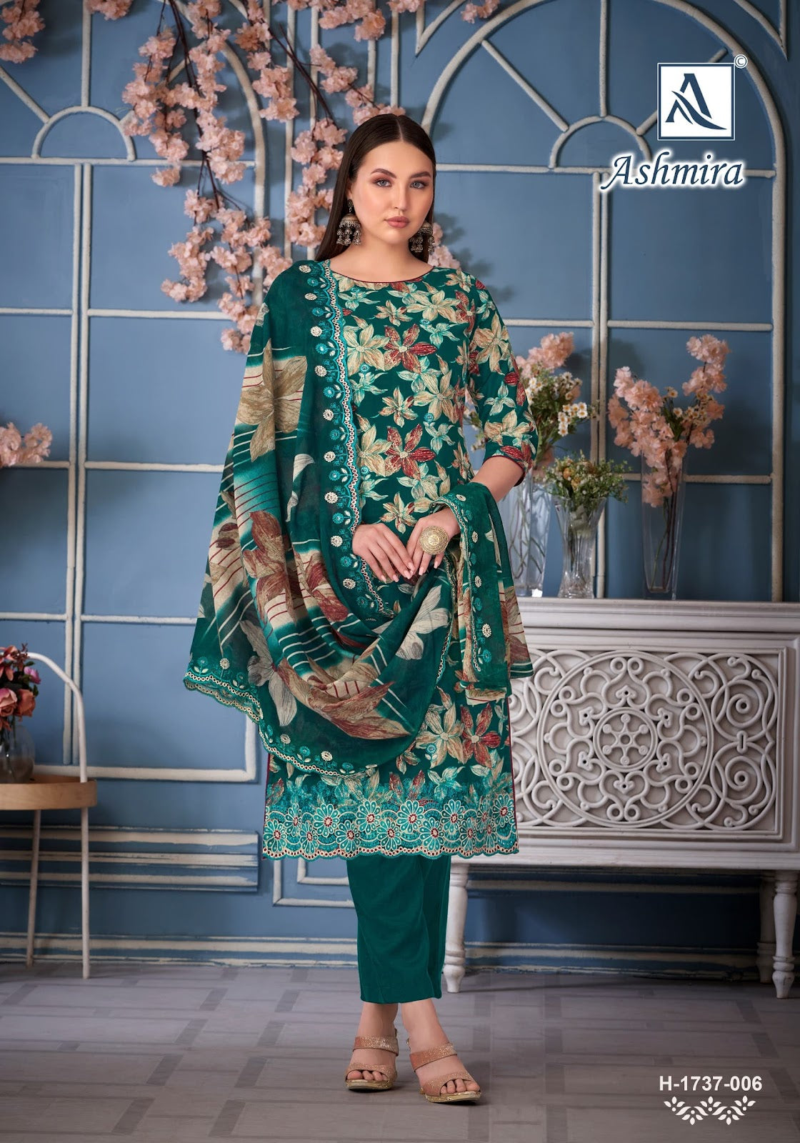 Ashmira Alok Cambric Karachi Salwar Suits Manufacturer India