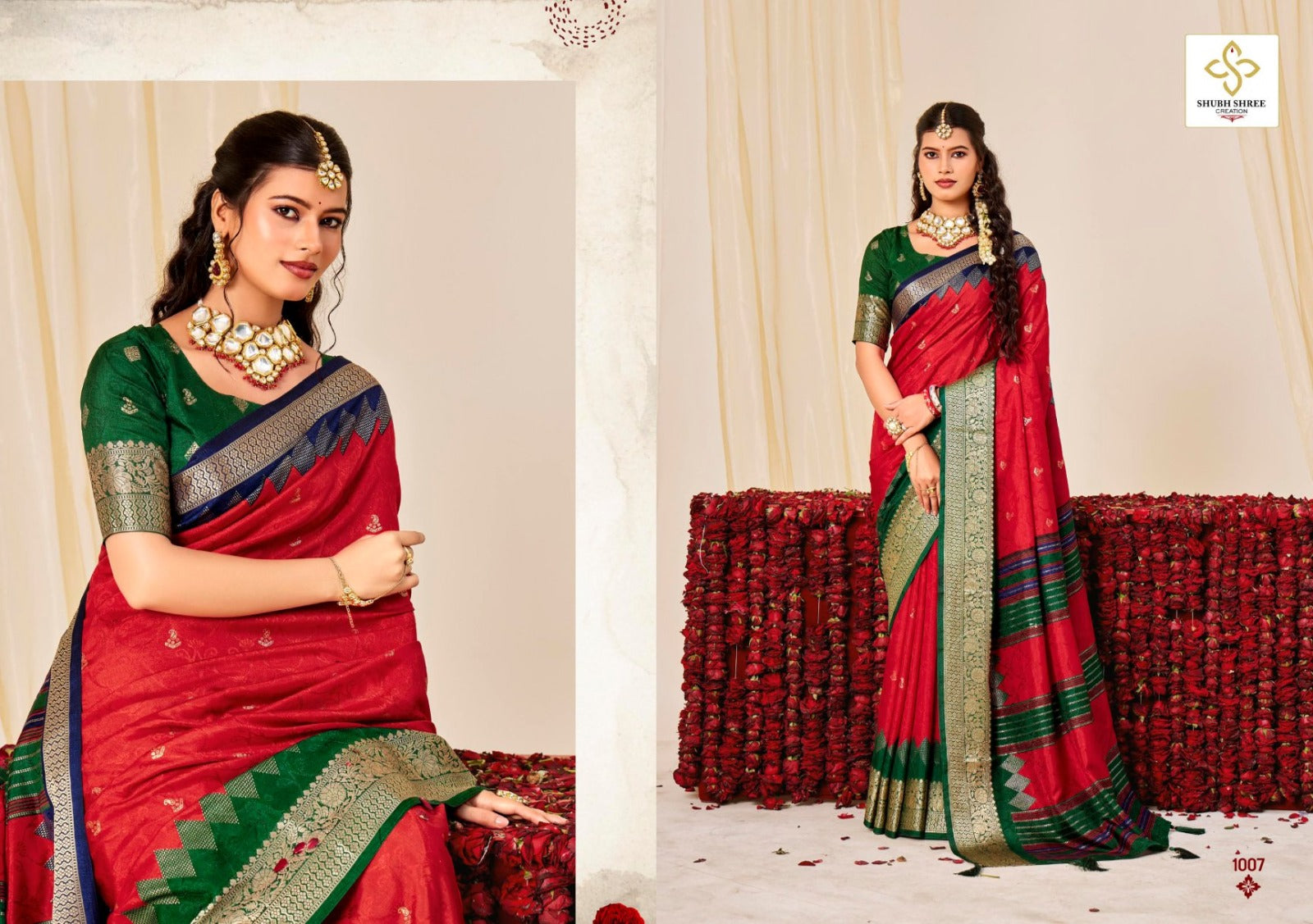 Ashmira Shubh Shree Tusser Silk Sarees Wholesaler