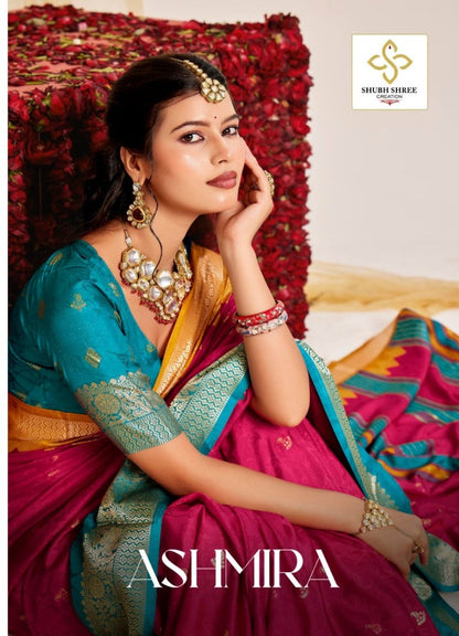 Ashmira Shubh Shree Tusser Silk Sarees Wholesaler