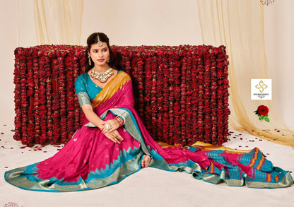 Ashmira Shubh Shree Tusser Silk Sarees Wholesaler