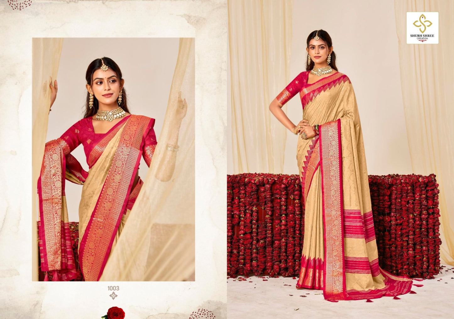 Ashmira Shubh Shree Tusser Silk Sarees Wholesaler