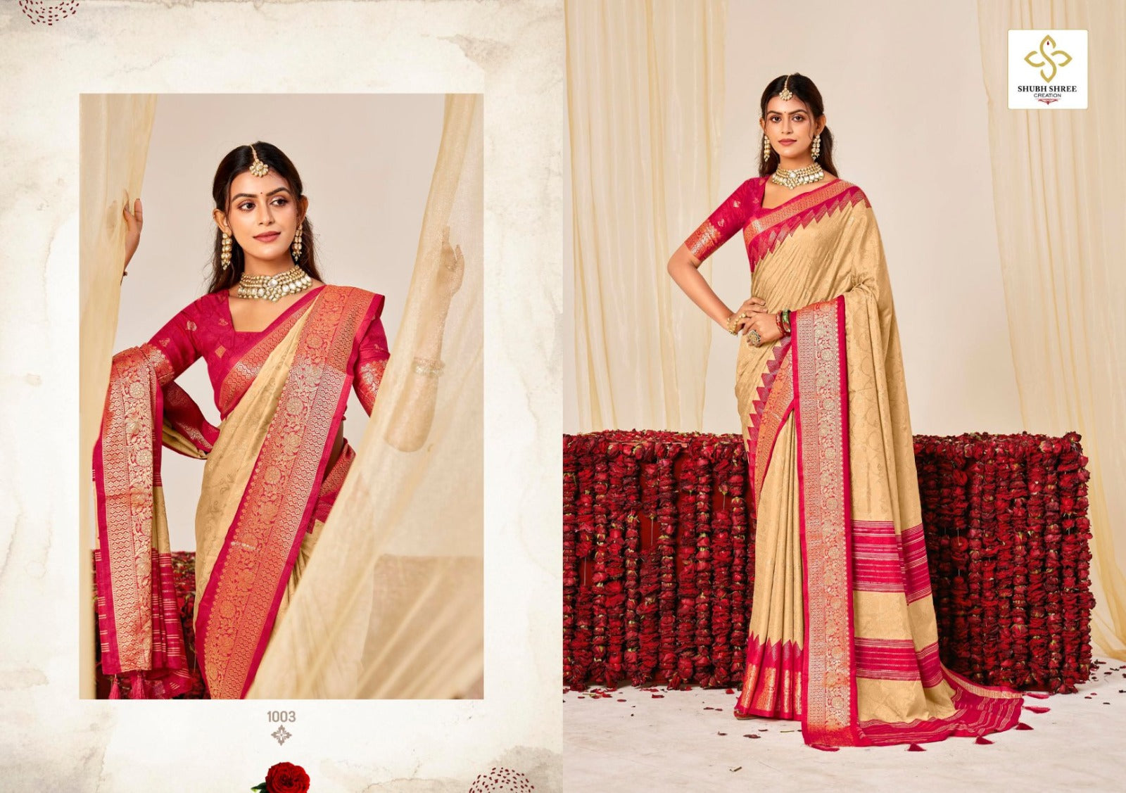 Ashmira Shubh Shree Tusser Silk Sarees Wholesaler