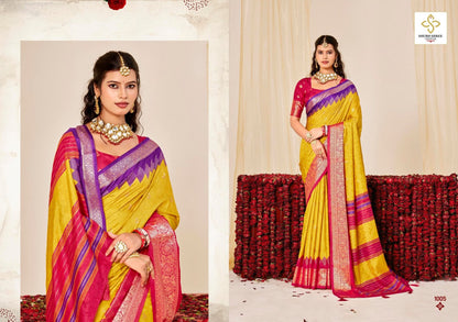 Ashmira Shubh Shree Tusser Silk Sarees Wholesaler
