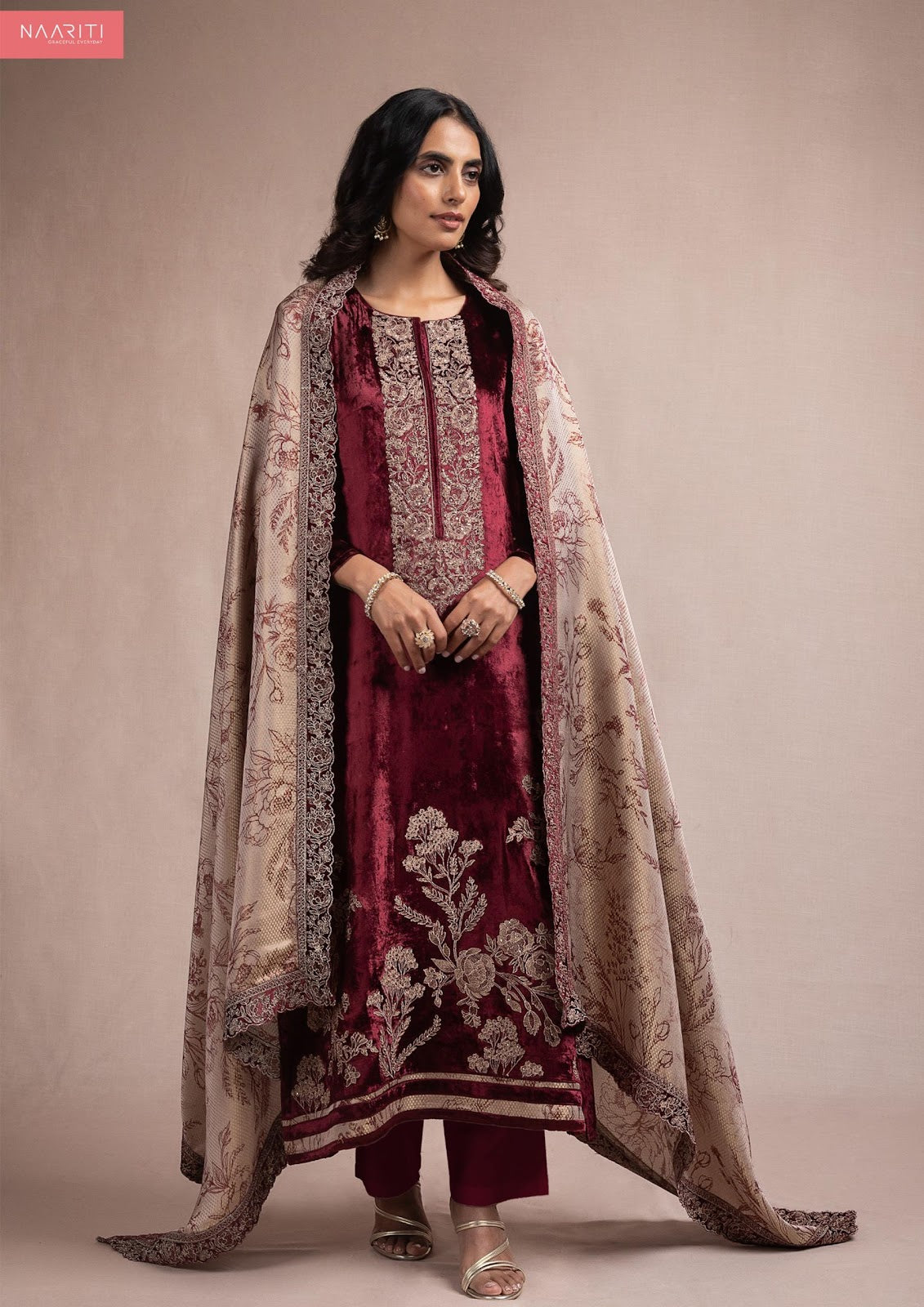 Ashnoor Naariti Velvet Suits Supplier
