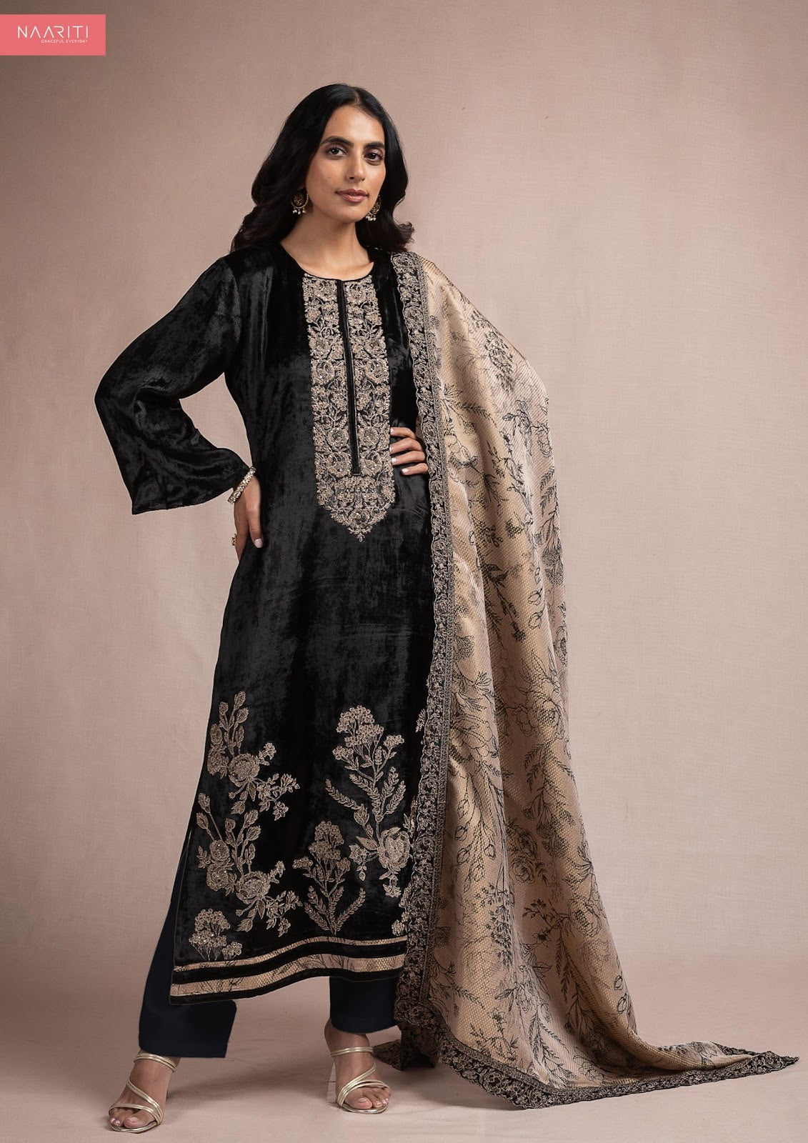 Ashnoor Naariti Velvet Suits Supplier